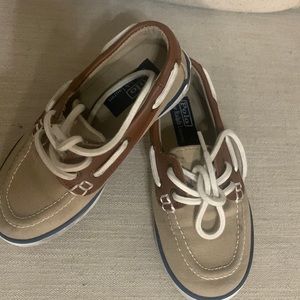 11 toddler used Polo dock shoes